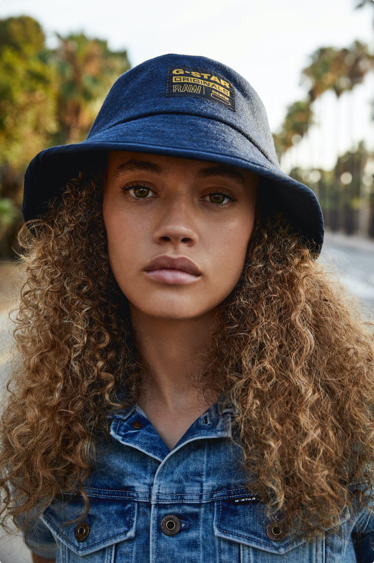 G- Star RAW Denim Bucket Hat Snoop Dogg Collection