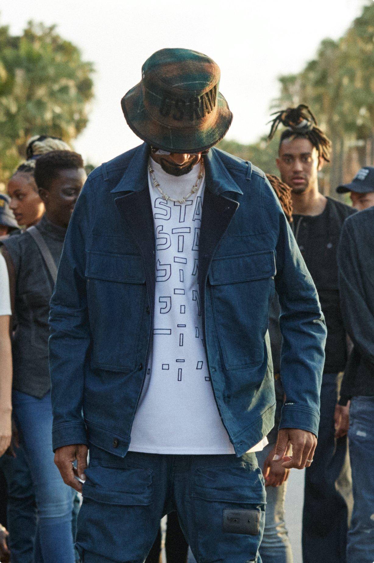 G- Star RAW Logo Bucket Hat Snoop Dogg Collection