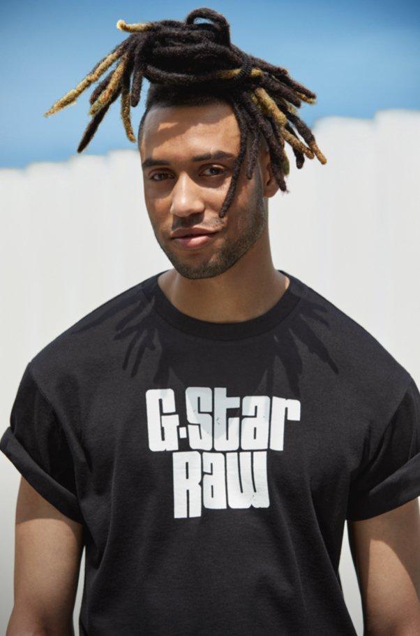 G-Star RAW Boxy Tee For Men and Women Say It Witch Booty Collection Snoop Dogg Collab