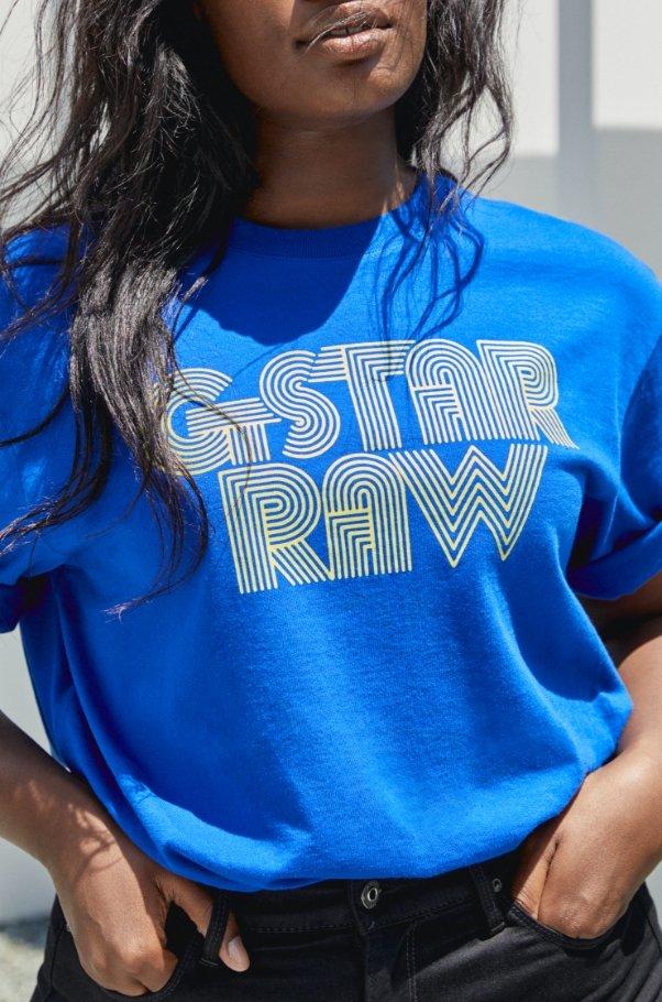 G-Star RAW Boxy Tee For Men and Women Say It Witch Booty Collection Snoop Dogg Collab