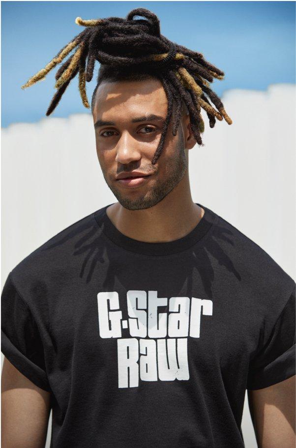 G-Star Logo Tee for Men Snoop Dogg Collection